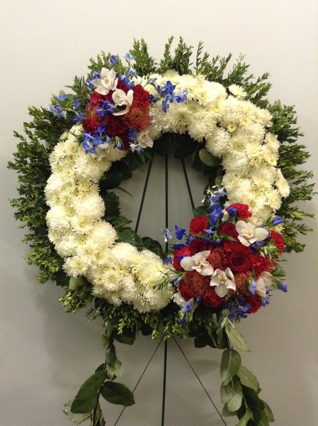 Tribute Wreath 2 from Peters Flowers in New York City
