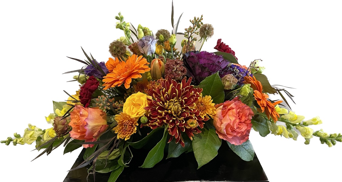 Fall Centerpiece Oblong from Peters Flowers in New York City