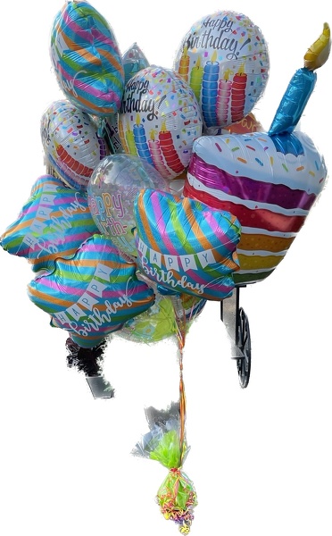 Birthday Balloon Bouquet  from Peters Flowers in New York City
